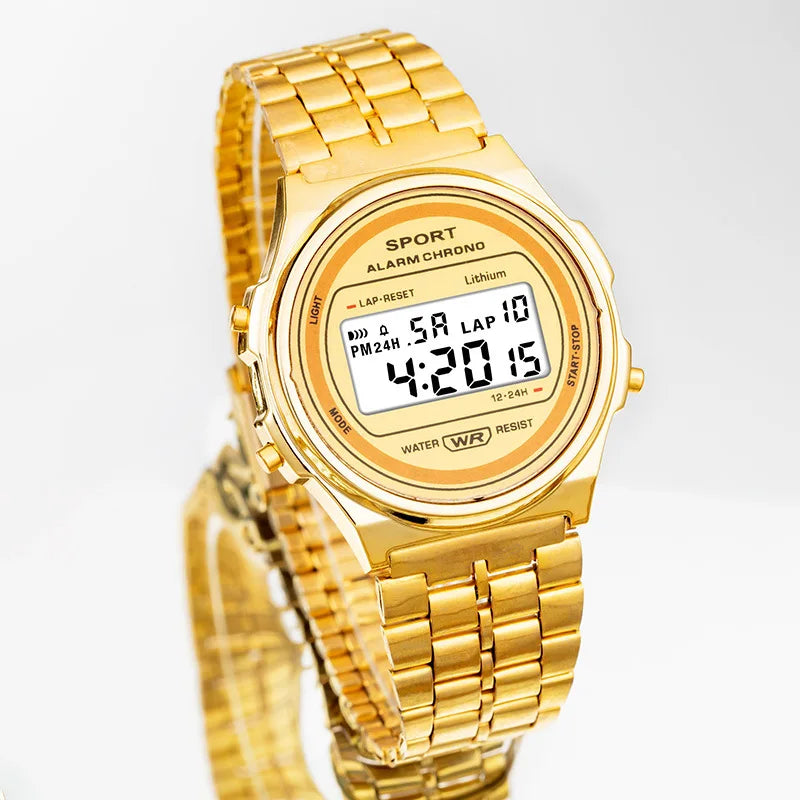 Multifunction Digital Sports Watch for Women Men Waterproof & Shock Resistant