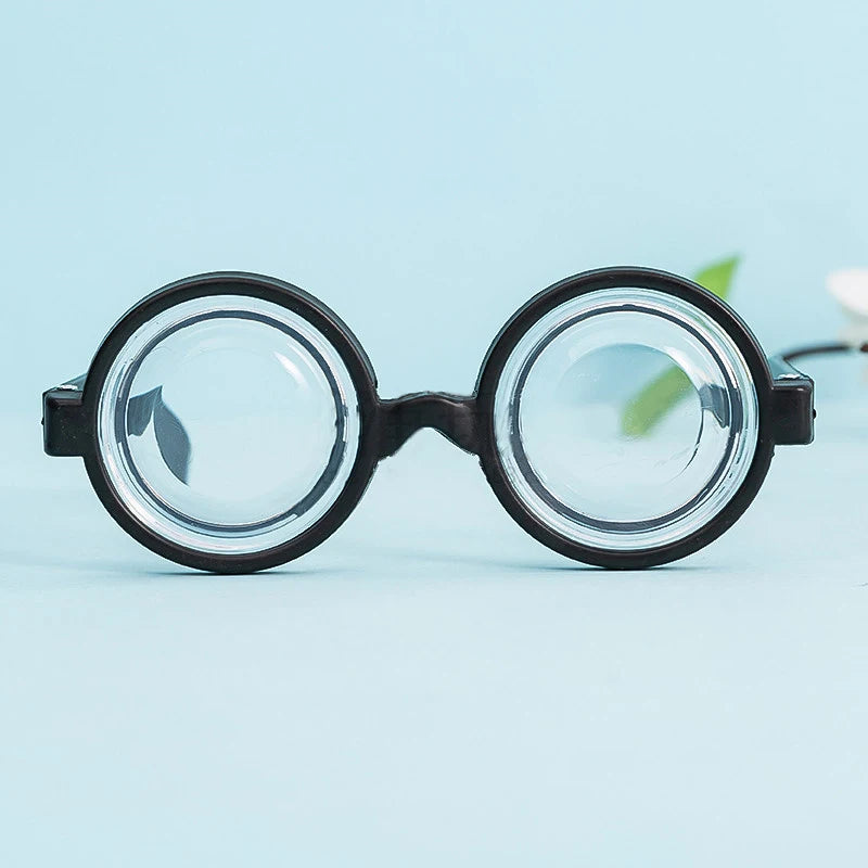 Round Plastic Glasses Costume Accessory for Halloween Party Kids Teens