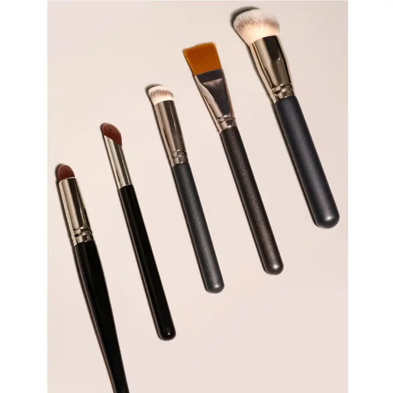 Large Eyeshadow & Contour Makeup Brush Set - Face Foundation & Concealer Brush