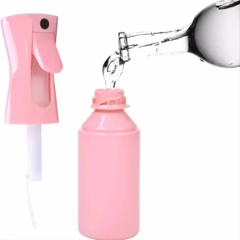 200ml Refillable Spray Bottle with Ultra-Fine Mist for Hair Styling & Cleaning