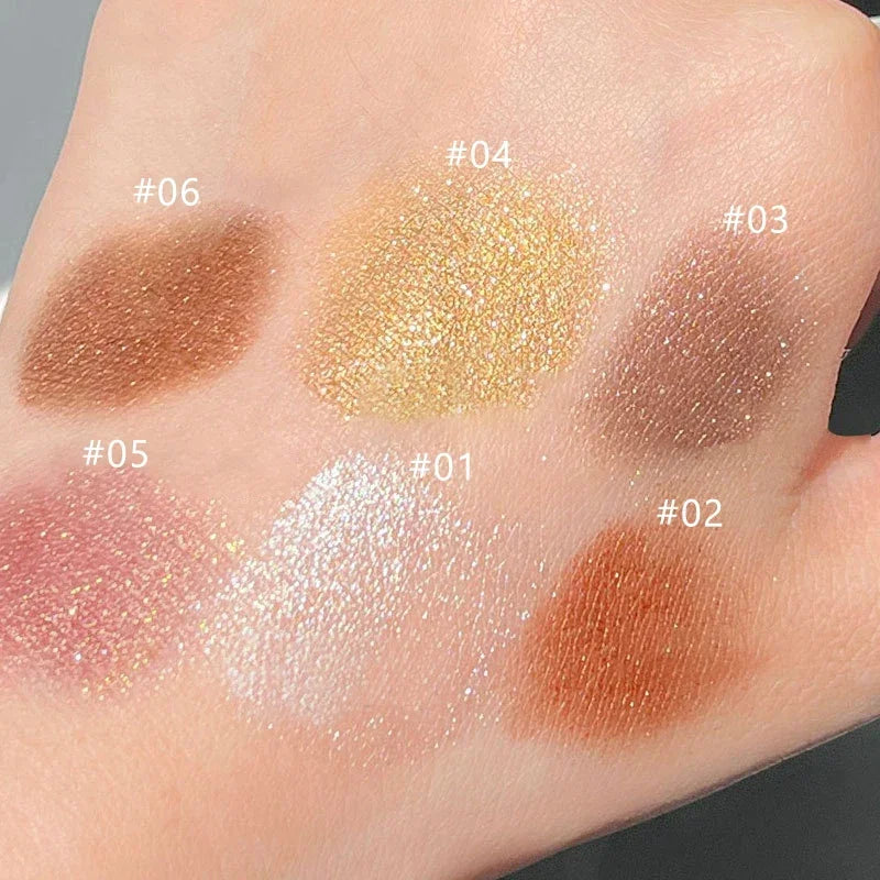 Double-Ended Eyeshadow Stick - Waterproof, Long-Lasting Matte & Glitter Shades