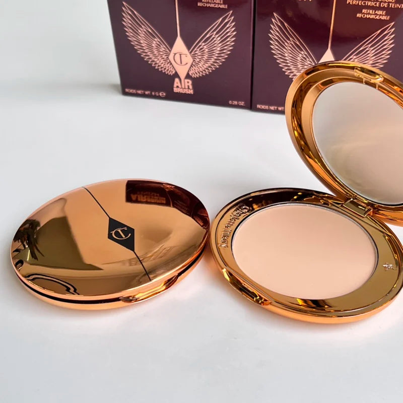Airbrush Finish Face Powder for Flawless Matte Makeup with Pore Blur Effect