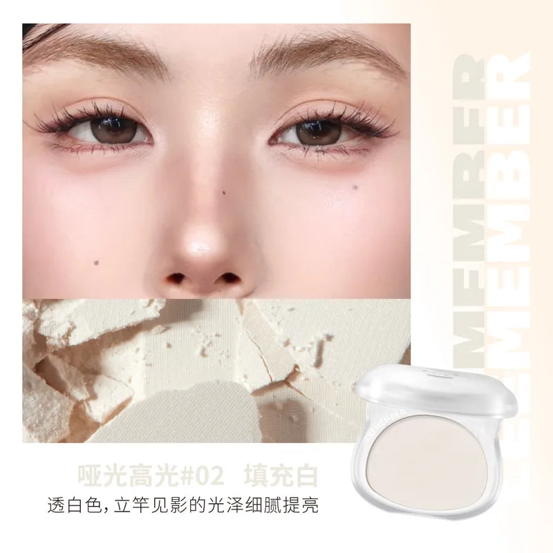 Contouring Face Powder Set Matte Bronzer Highlighter Long Lasting Waterproof Oil Control Makeup