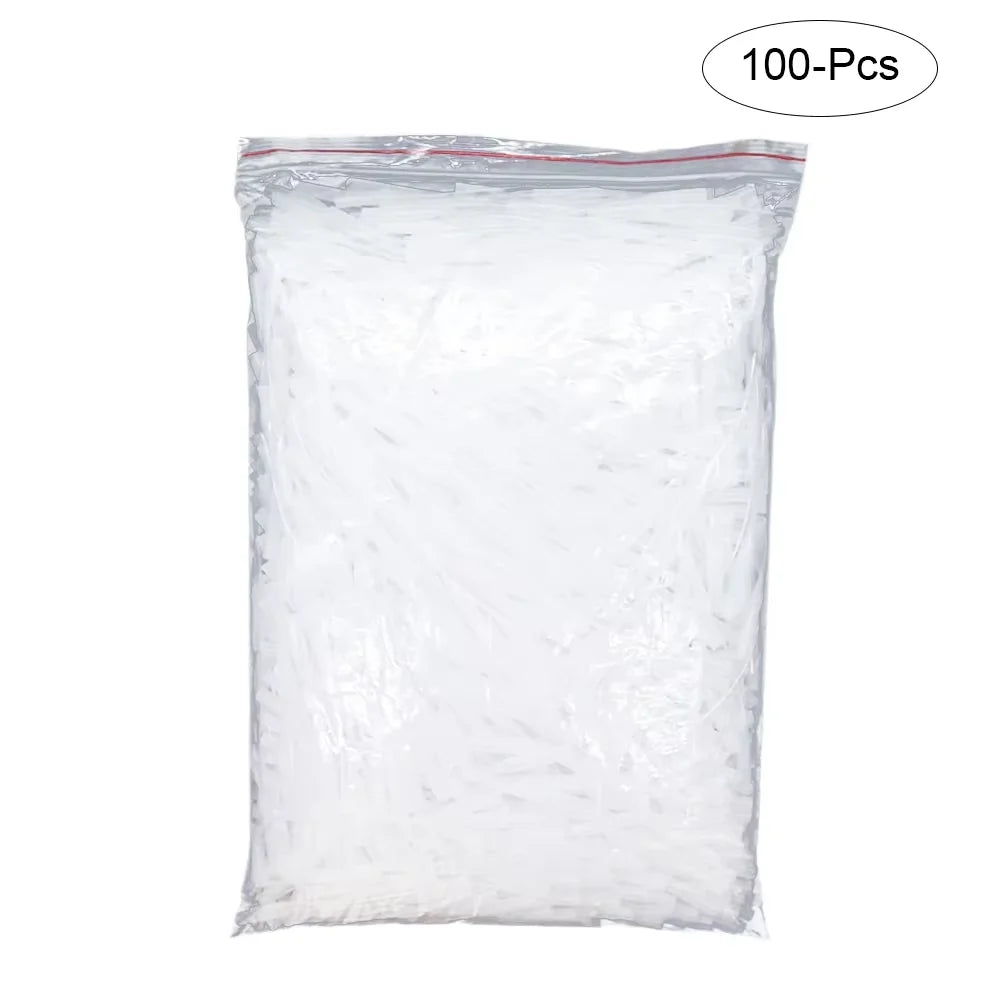 100Pcs Glue Dispenser Tips for Bottles - Rubber Hose & Drip Tube Replacement