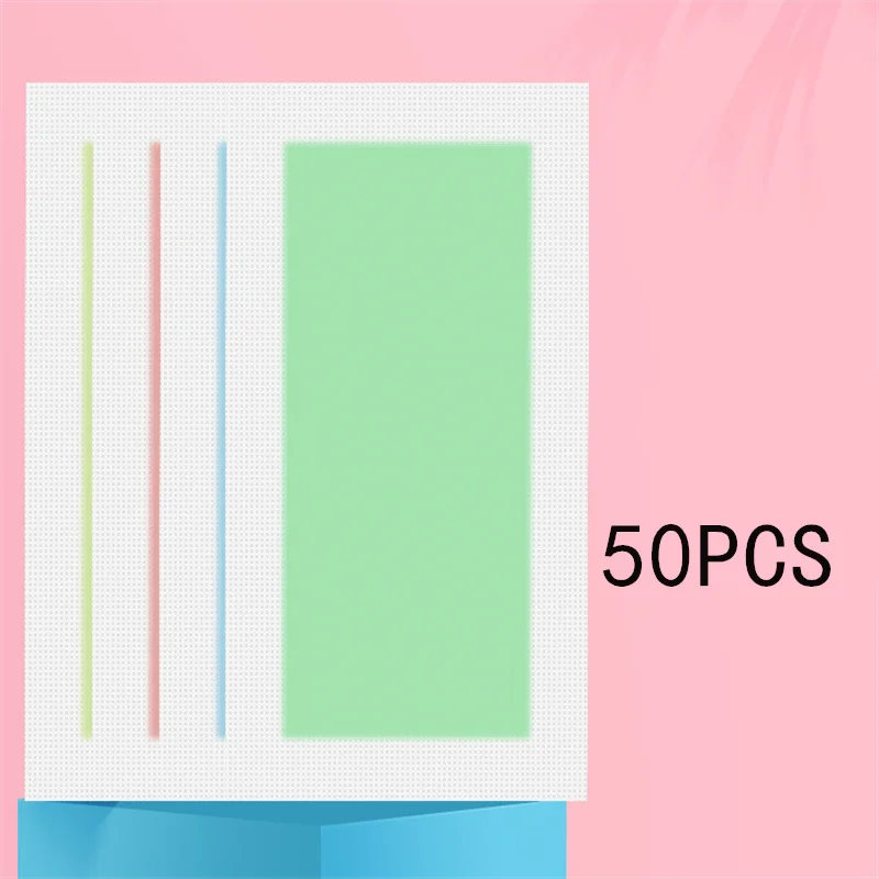 Professional Hair Removal Wax Strips - Double Sided Depilation Paper for Bikini Legs Face - Multiple Colors