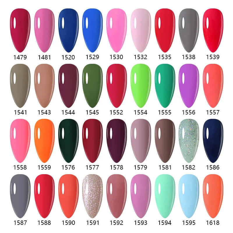 15ml Gel Nail Polish Set - Long Lasting, Soak Off, Hybrid Nail Art