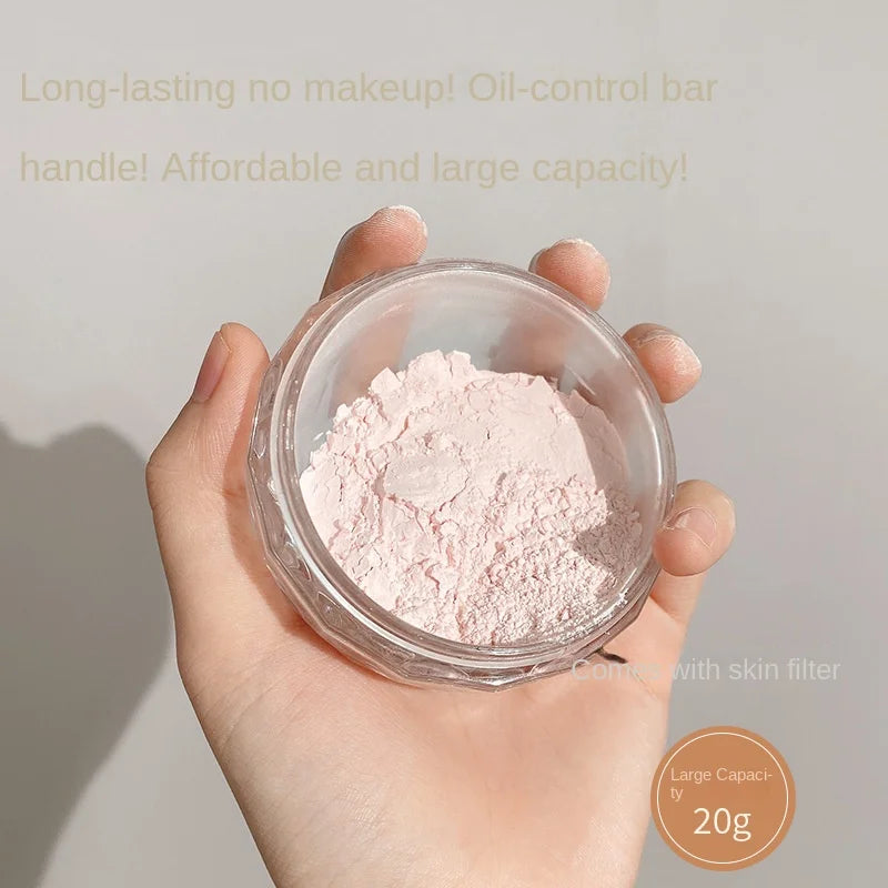 Loose Setting Powder Foundation - Mineral Waterproof Oil-Control Makeup - Vegan & Cruelty-Free