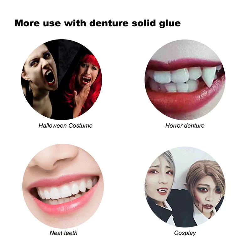 Party Temporary Teeth Decoration Set for Role-Playing and Halloween Costumes