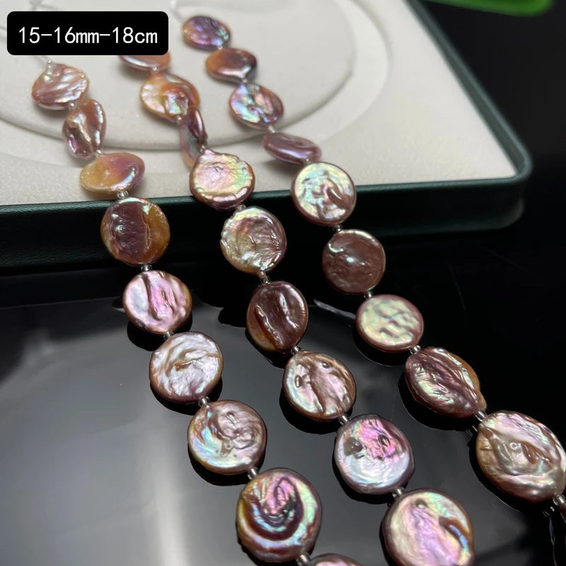 15-16mm Natural Pearl Beads Baroque Loose for Jewelry Making DIY Necklace & Bracelet