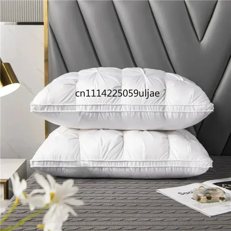Hotel-Style Soft Support Pillow for Sleep - Adjustable, Washable, 48x74cm