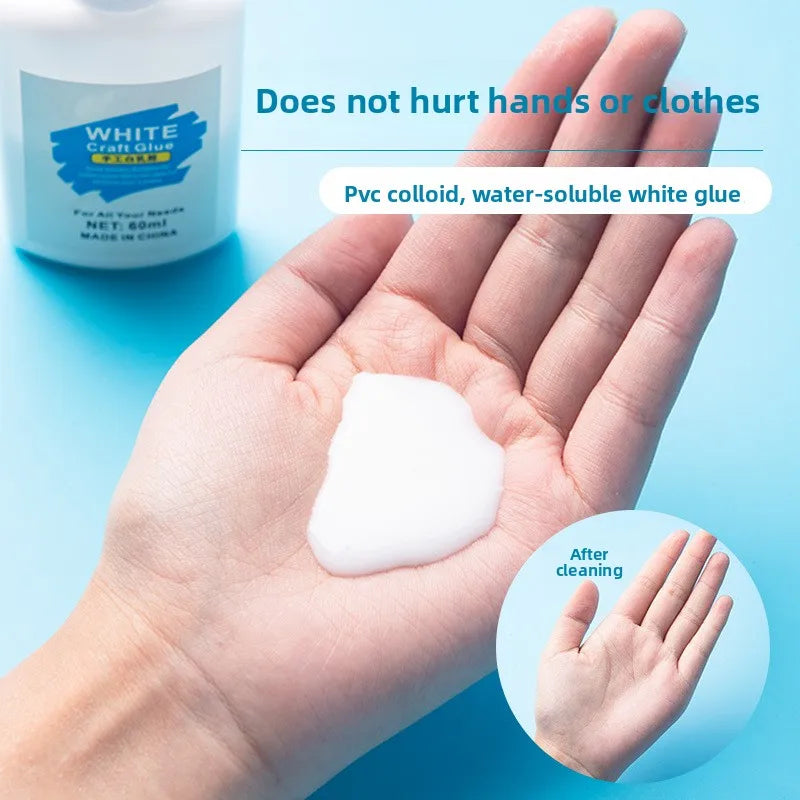 White Crafting Glue for Woodworking DIY Art & Craft Projects - Handmade
