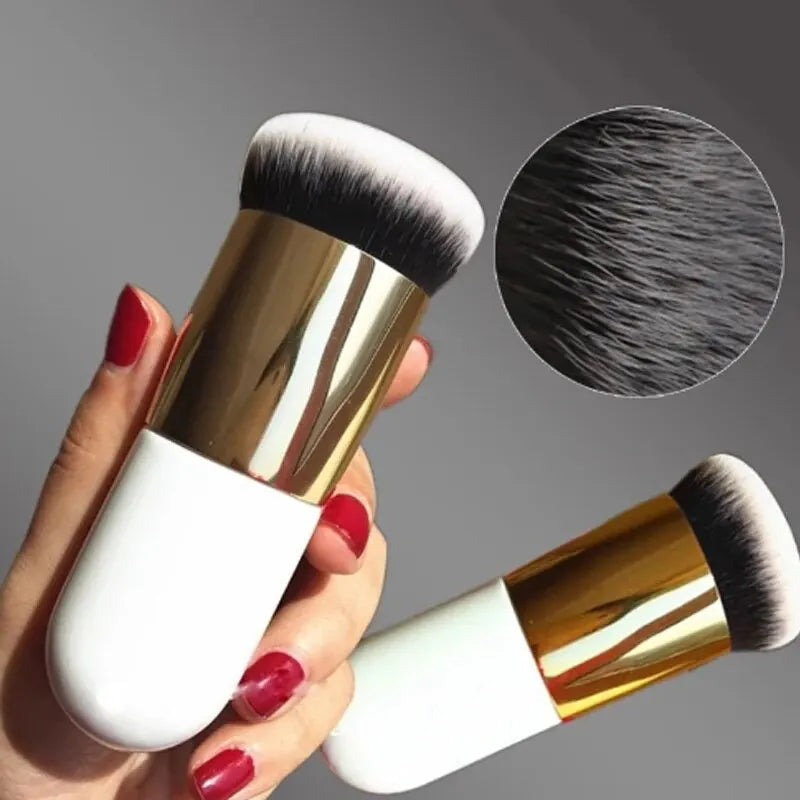 Large & Small Makeup Foundation Brush Set - for BB Cream & Mushroom Powder