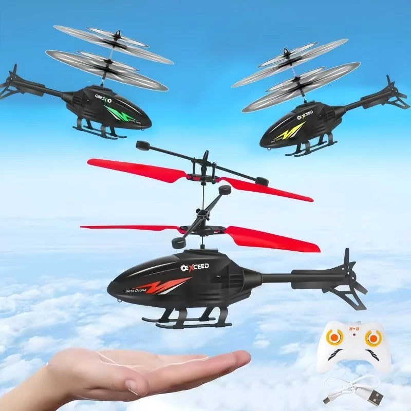 Remote Control Helicopter Toy with Sensor for Kids and Teens