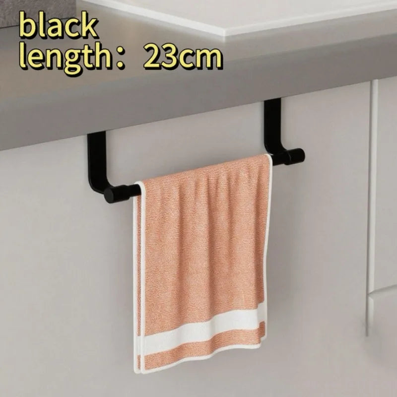 Over Cabinet Towel Rack Steel Wire Storage Organizer for Bathroom & Kitchen