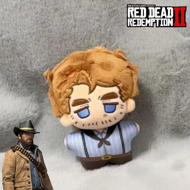 Red Dead Redemption 2 Arthur Morgan Plush Doll Keychain - Cosplay Backpack Decoration