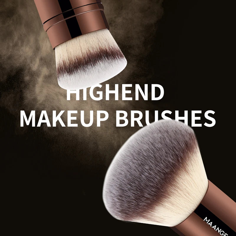 20-Piece Makeup Brush Set with Double-Ended Foundation Concealer Blush Eye Shadow Tools