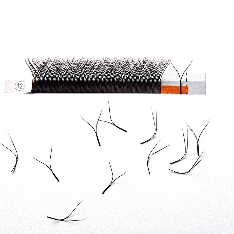 False Eyelash Extensions 3D 4D 5D W Shape Volume Fans Natural Lashes