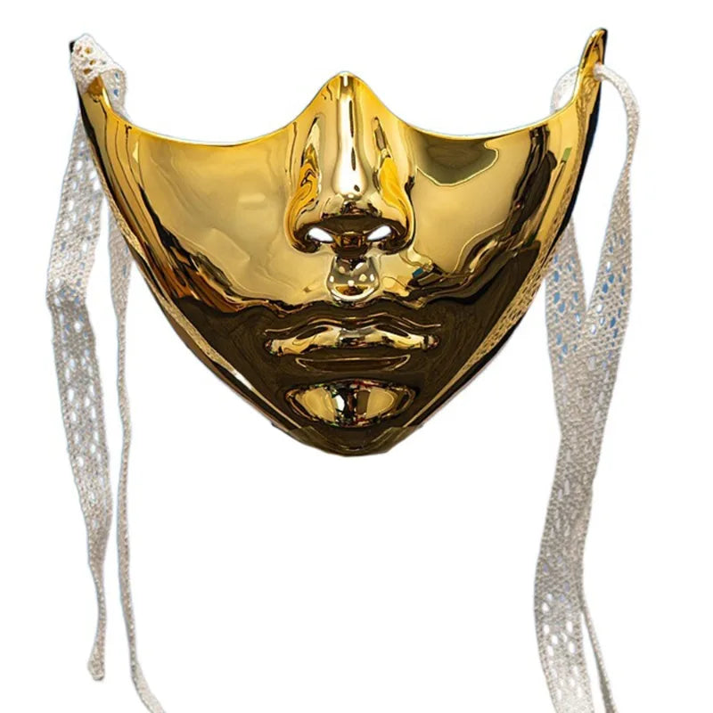 Retro Masquerade Half Face Masks for Cosplay and Costume - Multiple Colors