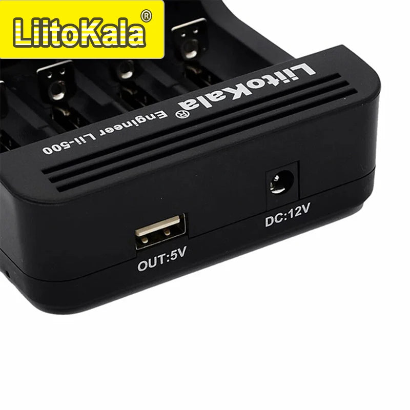 Smart Battery Charger for 18650, AA, AAA, Ni-MH, Li-ion Batteries with LCD Display