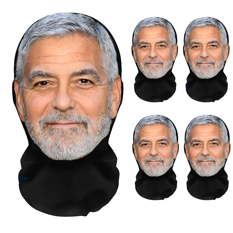 Realistic 3D Face Mask for Role Play UV Protection Masquerade Costume Mask
