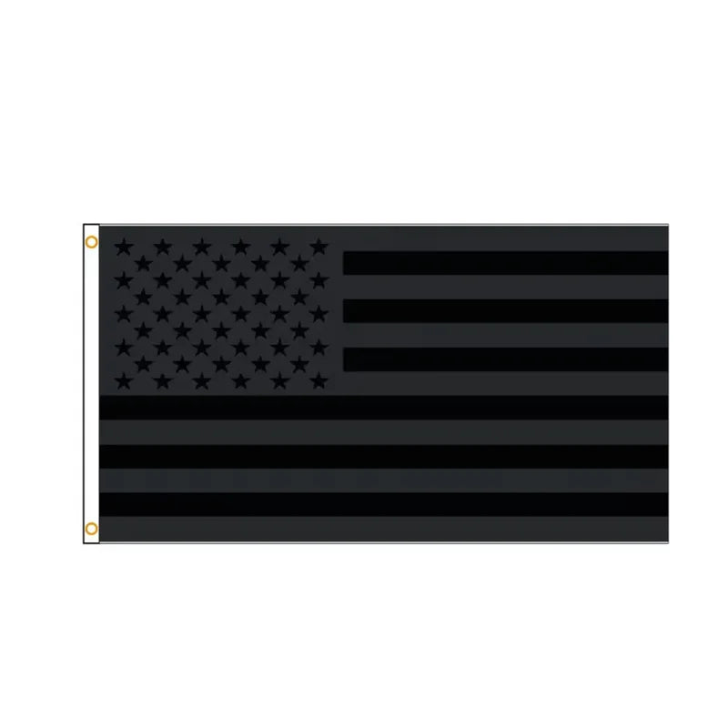 Black American Flag 3x5FT & 2x3FT Outdoor Indoor Decoration Flag - Garden Wall Car Truck