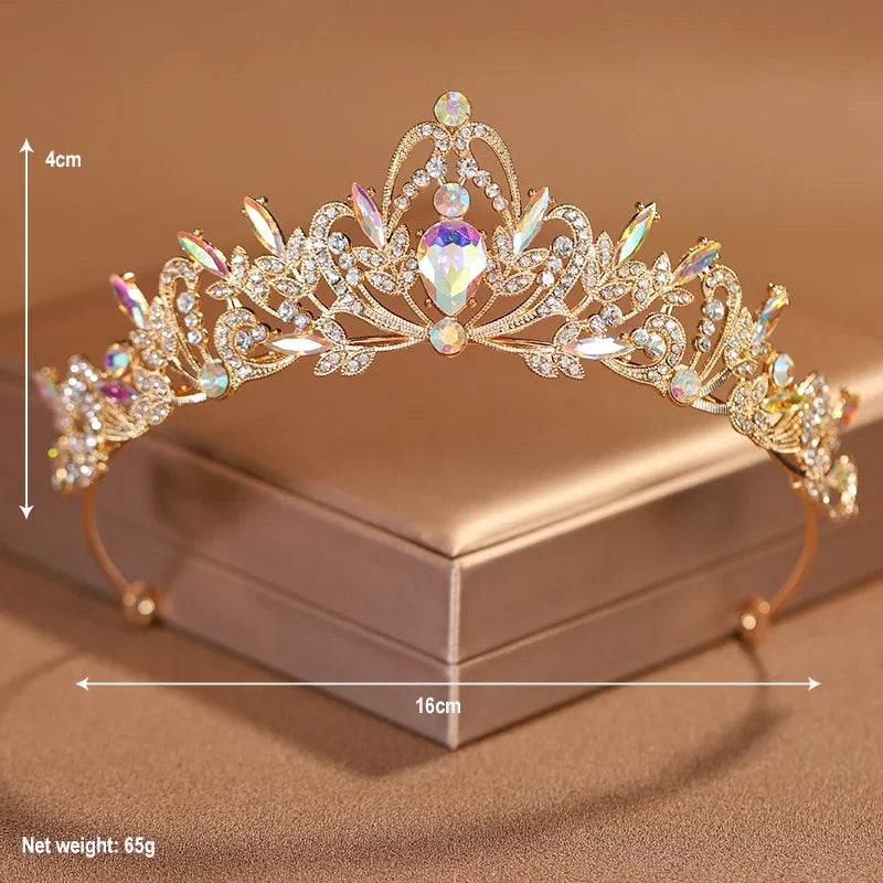 Bridal Tiara Headpiece for Wedding & Special Occasions - Full Classic Design
