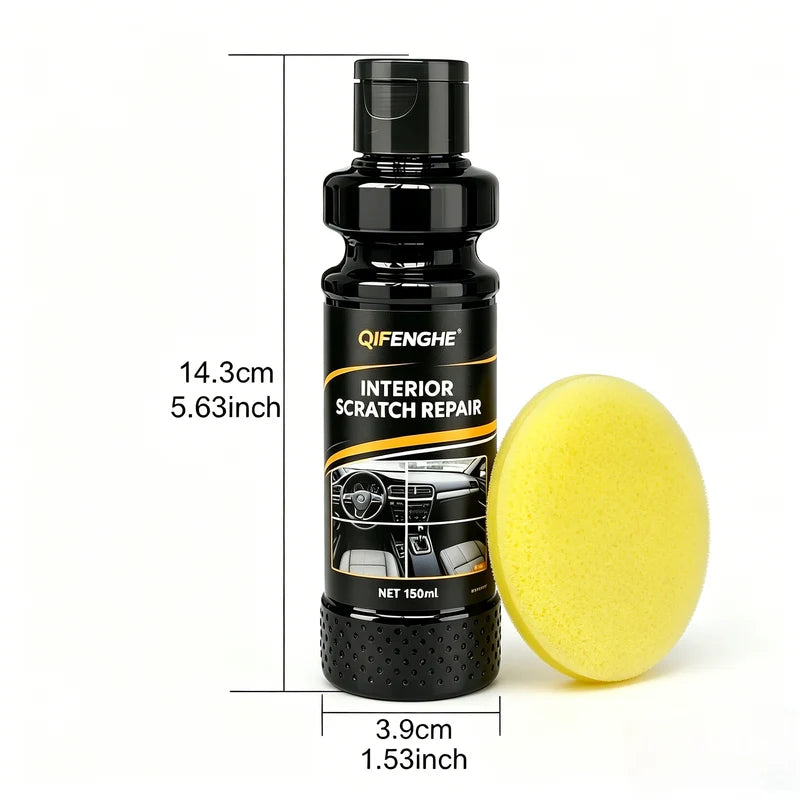 Car Interior Scratch Repair 150ml Plastic Restorer & Wax - Effective Scuff Fix