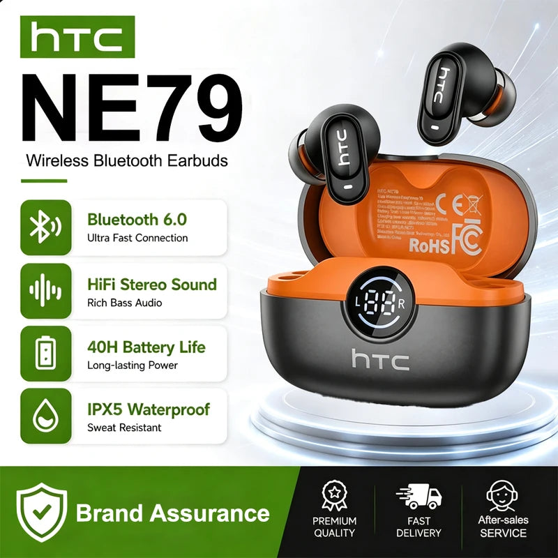 Wireless Bluetooth Earphones with Real-Time Translation and Noise Reduction