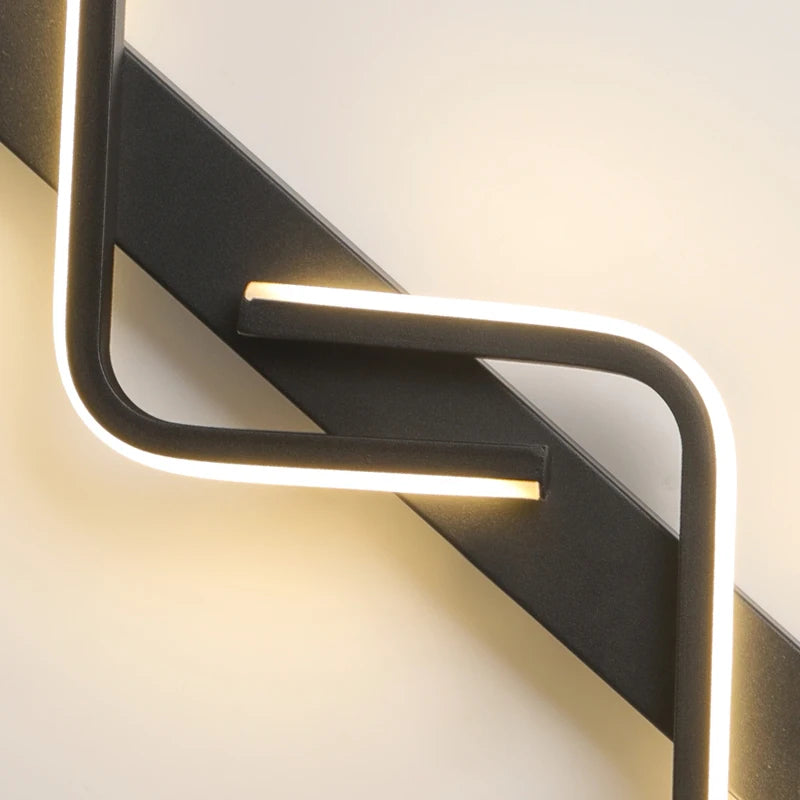 Modern Nordic Wall Light Long Decorative LED Fixtures for Living Room & Corridor