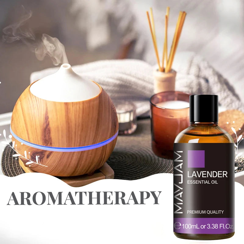 Pure Essential Oil Set - 100ML Aromatherapy Blends for Diffusers & Relaxation
