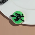 Halloween Night Light Acrylic Bat Brooch Set for Women – Trendy 2024 Accessories