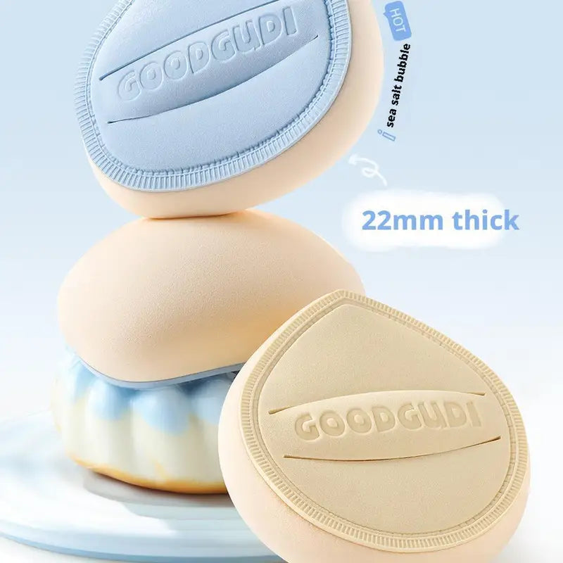 Makeup Powder Puff Set - Soft Cloud Cushion for Dry & Wet Application