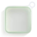 Silicone Sandwich Bento Box with Handle Food Container for Lunch - Reusable, Microwave Safe