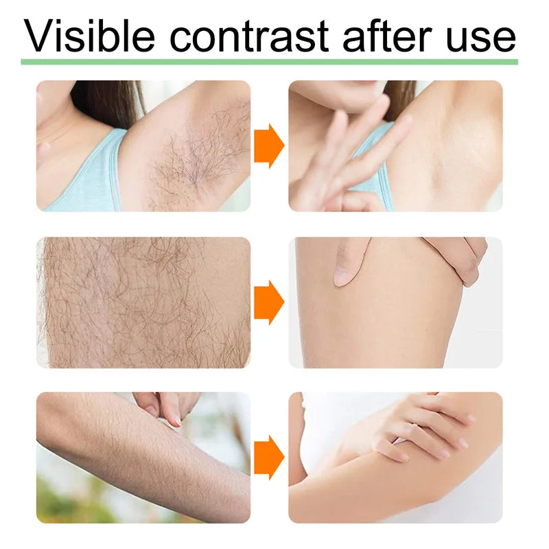 Depilatory Wax Strips for Hair Removal - 10Pcs Full Body Waxing Kit