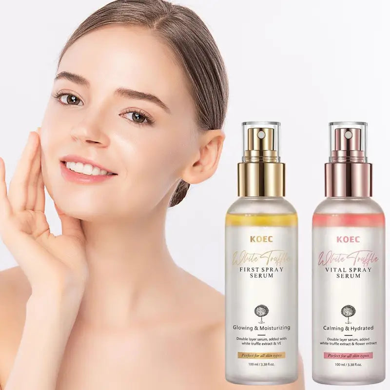 White Truffle Facial Spray Serum - Hydrating, Glow-Boosting, Portable Skincare