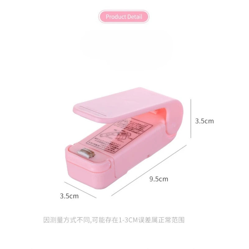 Mini Bag Sealer Machine for Food & Plastic Bags - Thermal Plastic Sealer