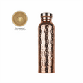 800ML Copper Water Bottle with Anti-Slip Silicone Base Thermal Insulation Leakproof Sports Bottle