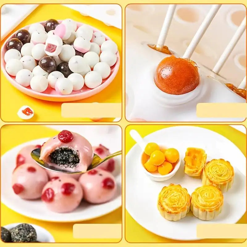 Mini Round Silicone Mold for Cake, Chocolate, Ice & Dessert Making - Multi-Purpose Baking Tool
