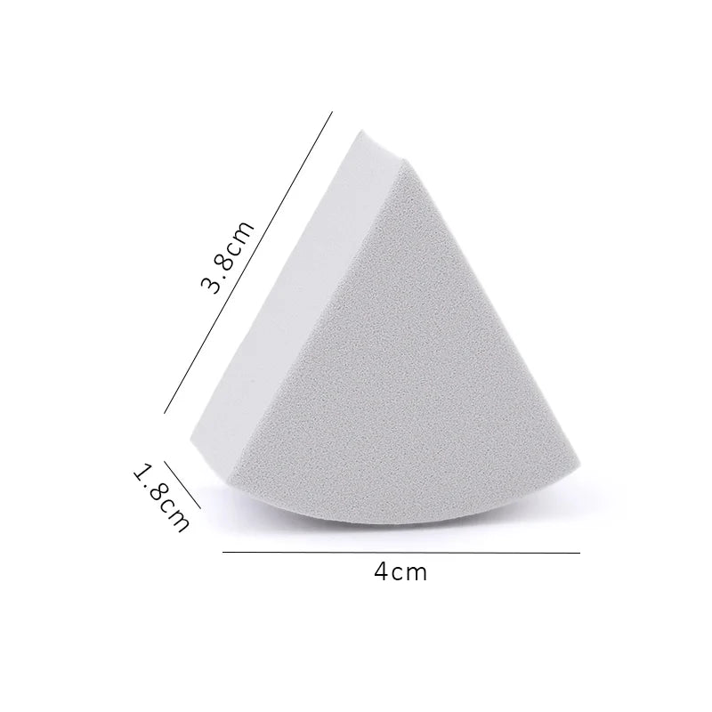 Triangle Makeup Blender Sponges Set - Liquid Foundation Powder Wet & Dry Use