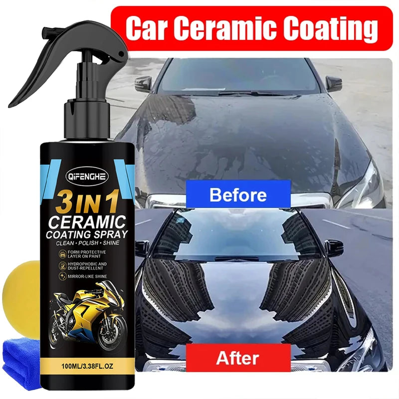 Car Nano Ceramic Coating Liquid Hydrophobic Anti-Scratch Car Wax Protectant