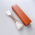 Dual Ended Foundation Brush - Flat & Dome Makeup Blending Tools