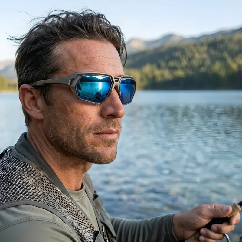 Men's Photochromic Polarized Sunglasses - UV400 Outdoor Sports Eyewear