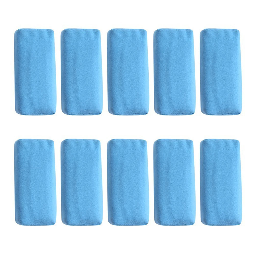 10 pcs Car Detailing Suede Applicator Pads for Ceramic Coating and Paint Care