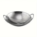 Stainless Steel Honeycomb Skillet 20cm Non-Stick Cooking Pan with Handles