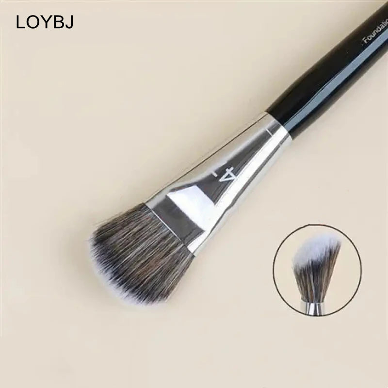 Professional Foundation Makeup Brush Set - Synthetic Face Blenders & Concealer Tools