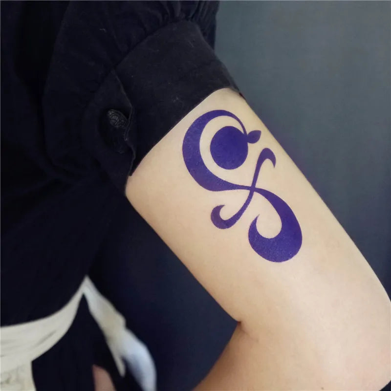 Waterproof Arm Tattoo Stickers for Halloween Cosplay Costume Accessory