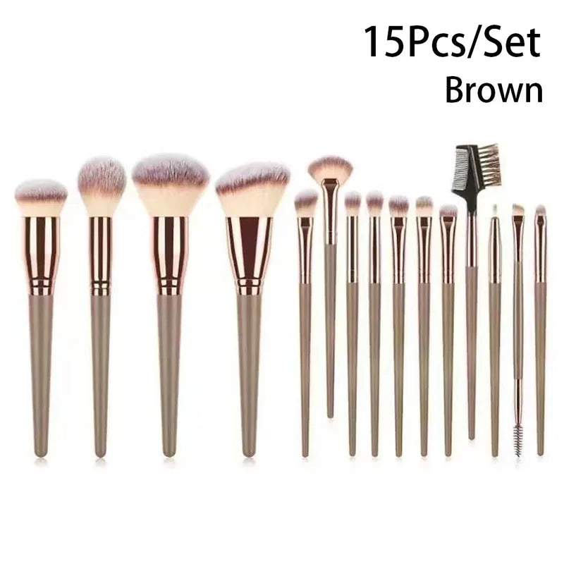 Concealer Kabuki Makeup Brush Set - Synthetic Soft Fluffy Powder Blending Tools