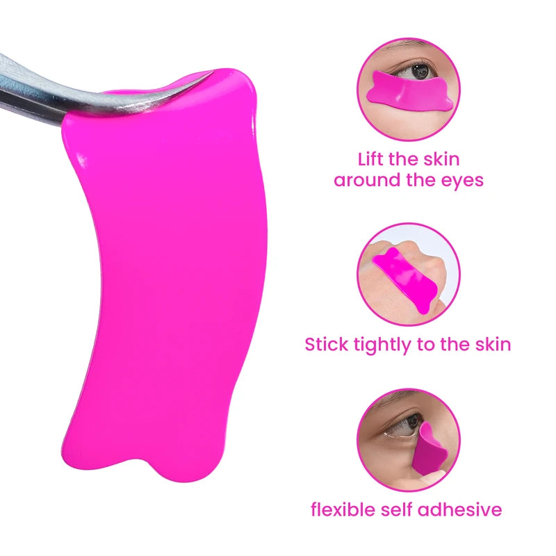 Reusable Silicone Eyelash Pad for Lash Extension - Bear Shaped Eye Makeup Tool