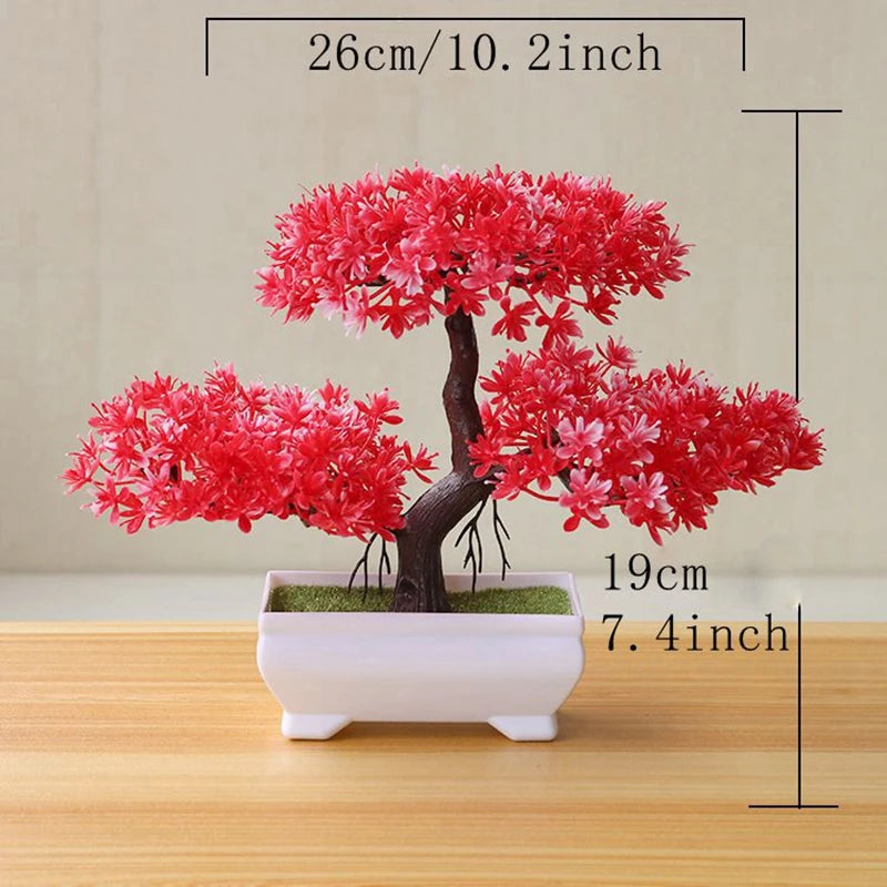 Artificial Bonsai Tree with Pot - Indoor & Outdoor Decoration Plants