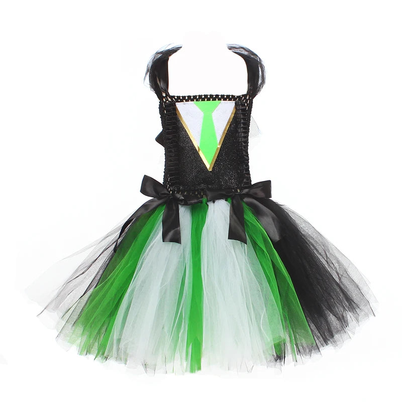 Kids Hermione Girl Tutu Dress for Halloween Cosplay Costume Party Dress